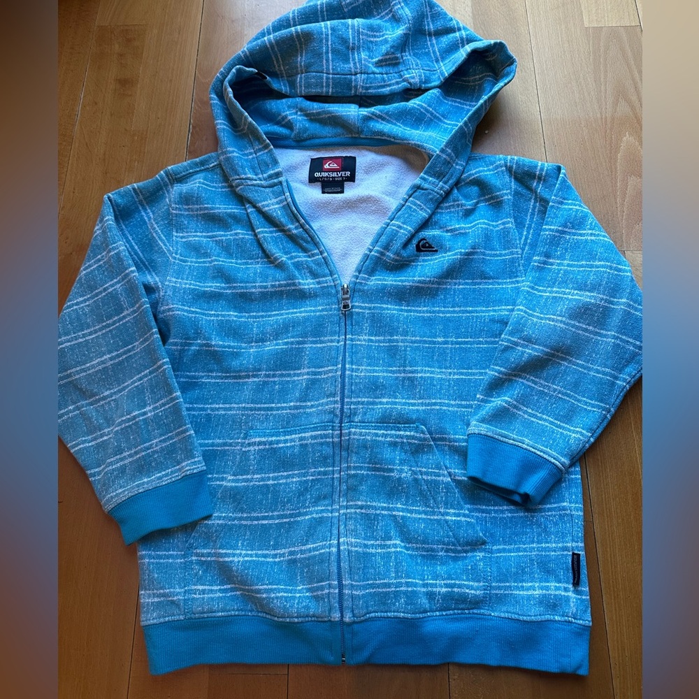 Girls Quiksilver zippered Sweatshirt Size 7
